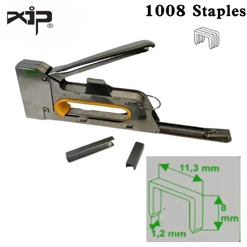 

Manual NailGun1008staples Heavy DutyDIY FurnitureConstructionTool forCarpentry Home Decoration Woodworking (Staple Gunfor DIY)