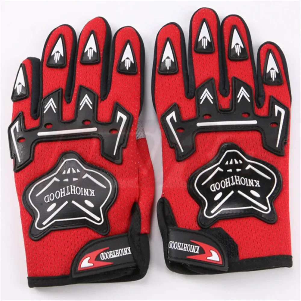 TDPRO For Young Children Boys Kids Motorcycle Gloves Nylon Five Colors Full Finger Professional Motocross Protective Gear Glove