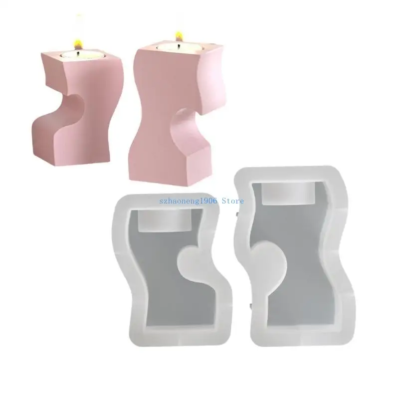 

85LF Набор легкосъемных силиконовых форм для свечей в форме сердца и предметов искусства свечей