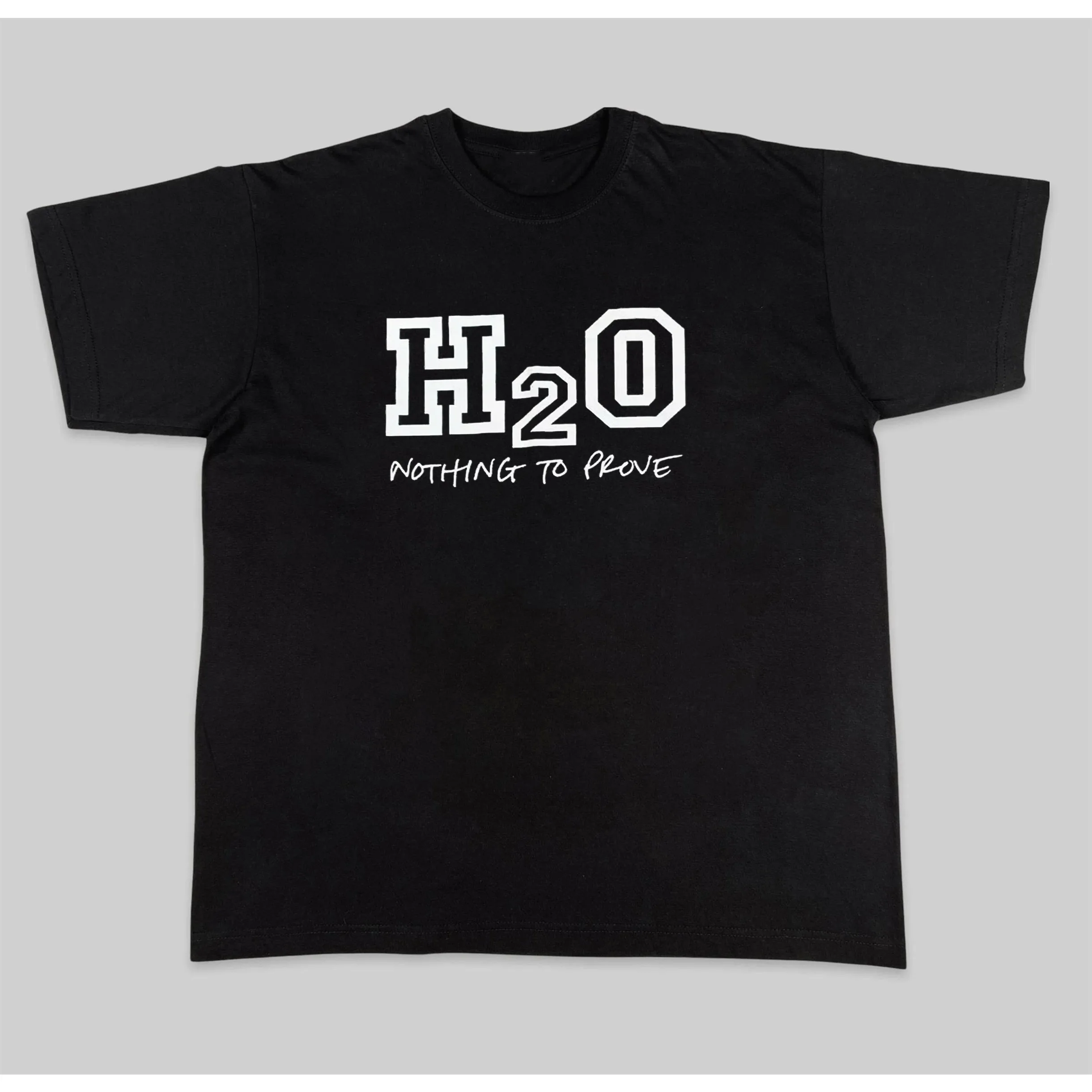 H2O Punk Band T-shirt European and American High Street Men's Clothing Women's Summer Clothes Casual Cotton 2026 New T Shirt