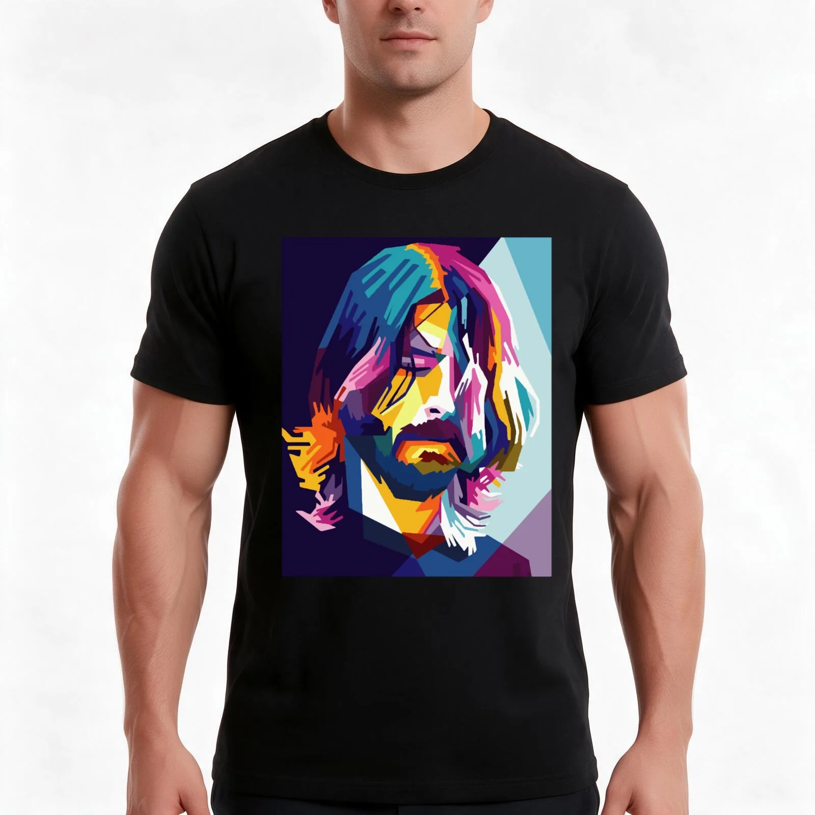 DAVE GROHL T-Shirt Summer Casual Cotton Tee Oversized Streetwear Tops Vintage Graphic Print Loose Fit Short Sleeve