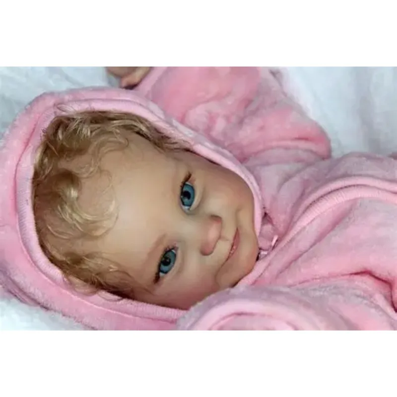 

24inch Already Painted Reborn Doll Maddie Very Lifelike Baby with Cloth Body and Hand Root Hair