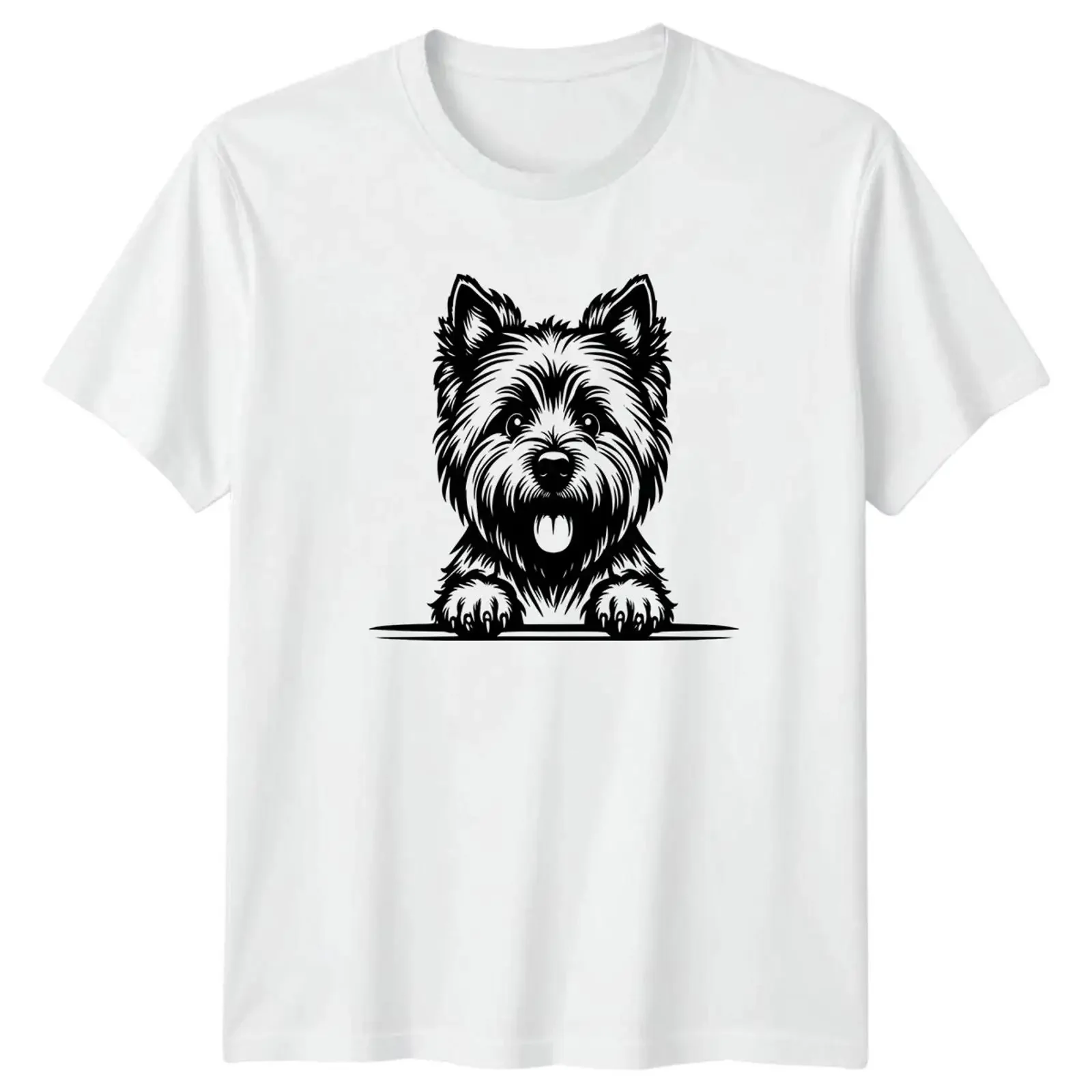 West Highland Terrier Hunderassen Tiere Herren T Shirt Damen Grafik vintage Washed Stylish designer clothes Unisex Versatile