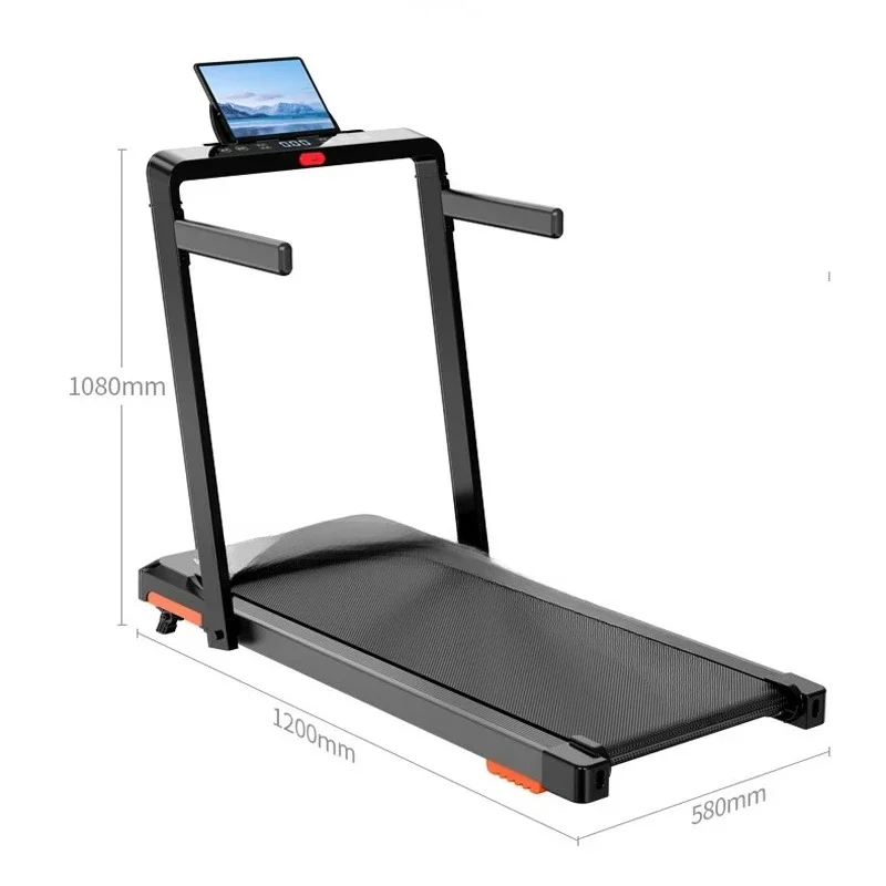 

Fitness Running Machine Home Electric Treadmill Silent Motor Plug-In Foldable Under Desk Mini Walking Treadmill