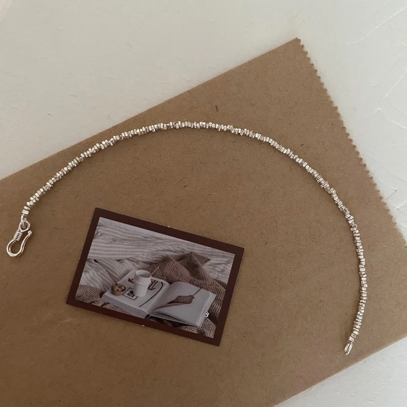 

Серебряный браслет Chiang Mai, тайское серебро 925, чистое серебро, смешанное серебро, дизайн в форме сердца любви, неизолируемый многослойный акцент для женщин