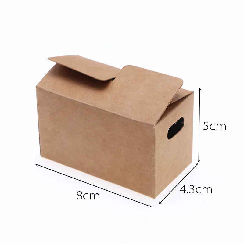 Doll house miniature express box model wholesale, spot BJD mini simulation carton package blind box food and play props