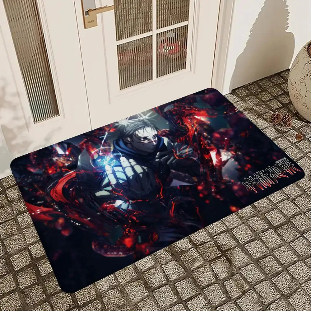 Jujutsu Kaisen Floor Mat Entrance Door Mat Nordic Style Home Doormat Bathroom-Toilet Mats Bedroom Hotel Decor Mat