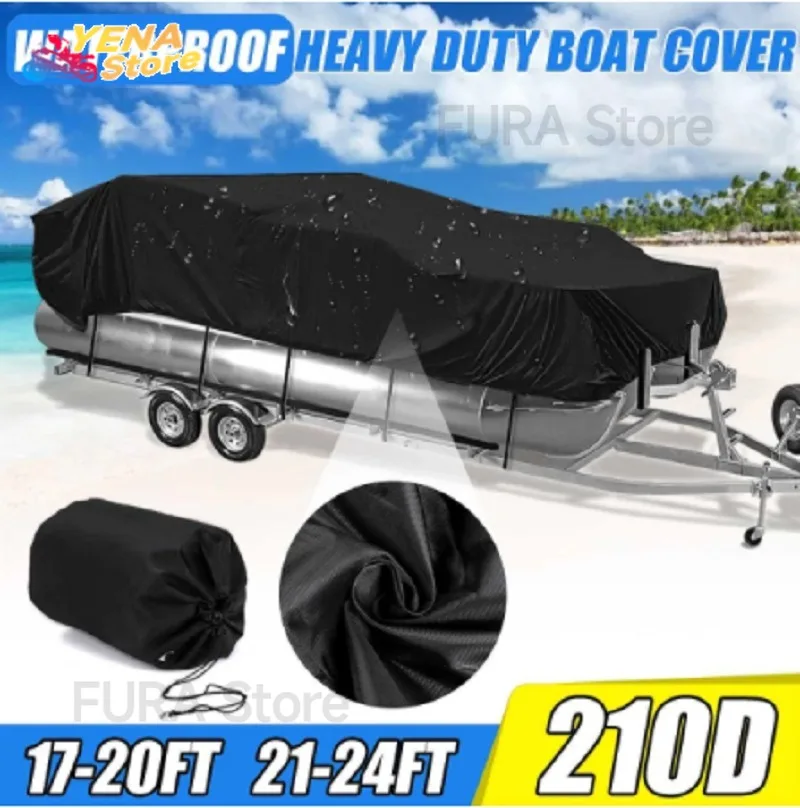 

Speedboat trailer-mounted V-shaped canopy - 210D Oxford fabric Waterproof rainproof sunproof Outdoor protection for boats