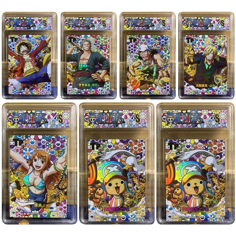 

Японское аниме One Piece Monkey D. Luffy Roronoa Zoro Usopp Sanji Коллекционные карты Рождественский подарок на день рождения Детские игрушки