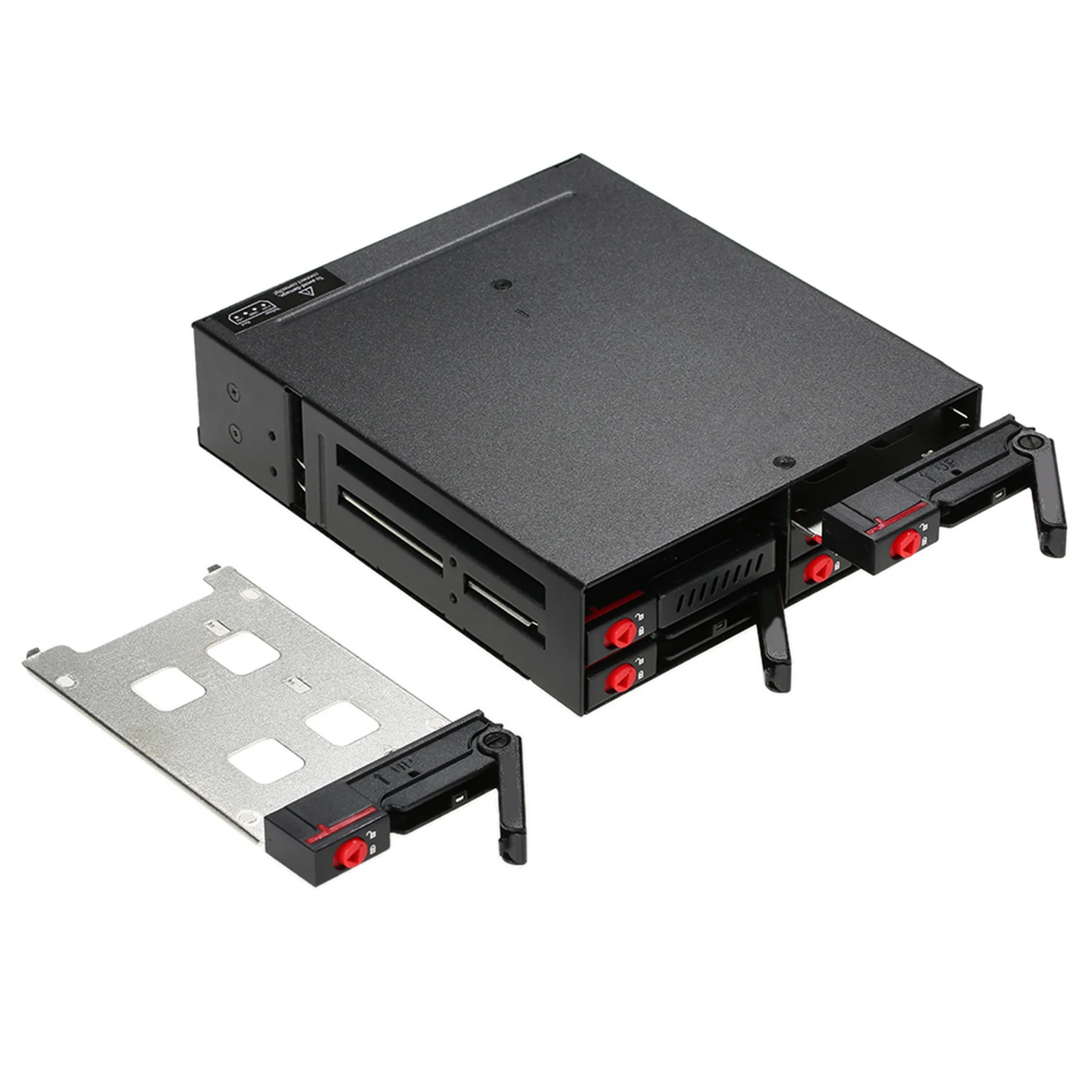 6 فتحات لوحة الكترونية معززة للهاتف المحمول تدعم 2.5 بوصة SATA HDD SSD القرص الصلب مع خزانة مروحة التبريد نقل سريع 6 جيجابت في الثانية للكمبيوتر 5.25 بوصة