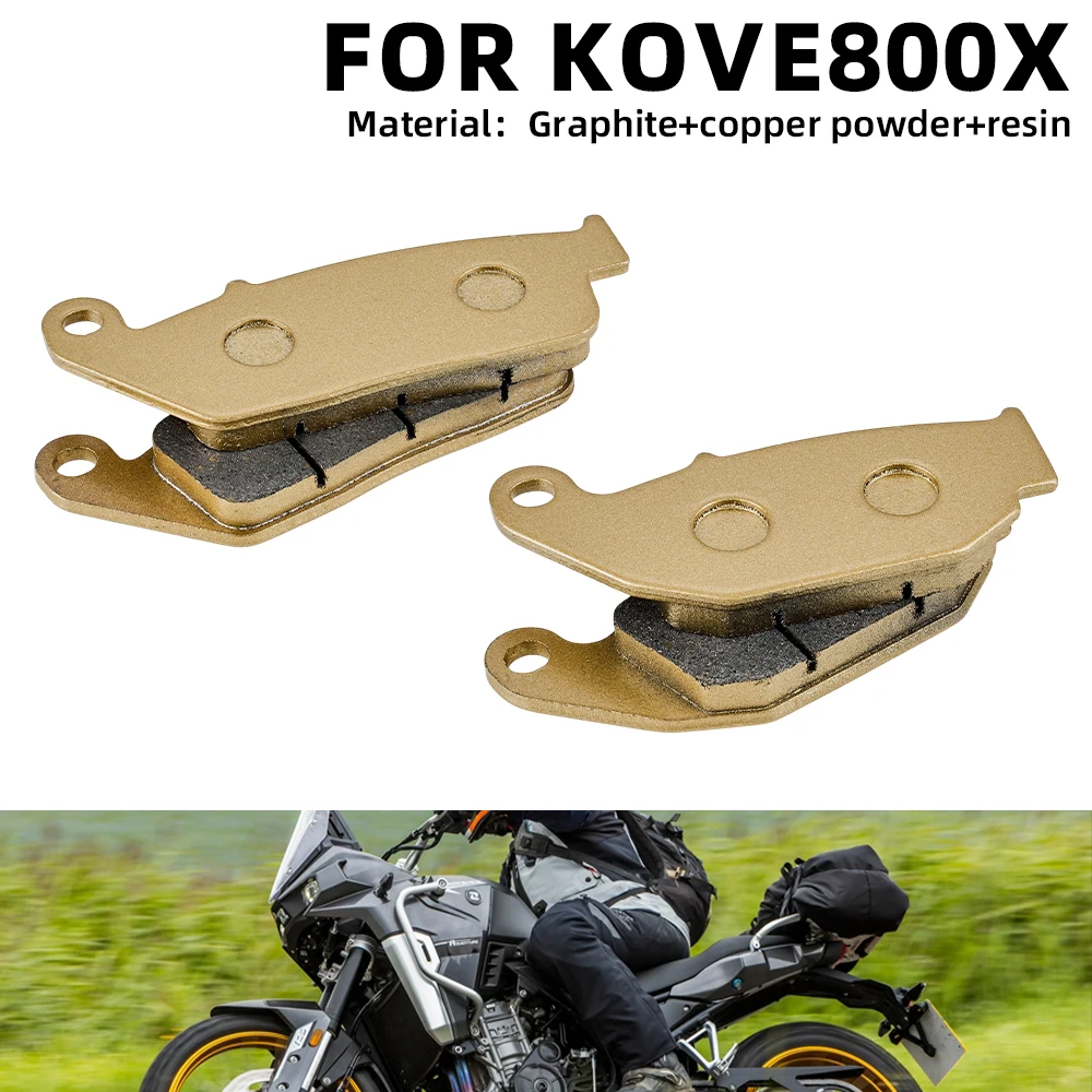 Brake Pads 1 Pair Front Rear Disc Brake Pads For KOVE 800X Colove 800X Motorcycles Accessories Adventure ADV