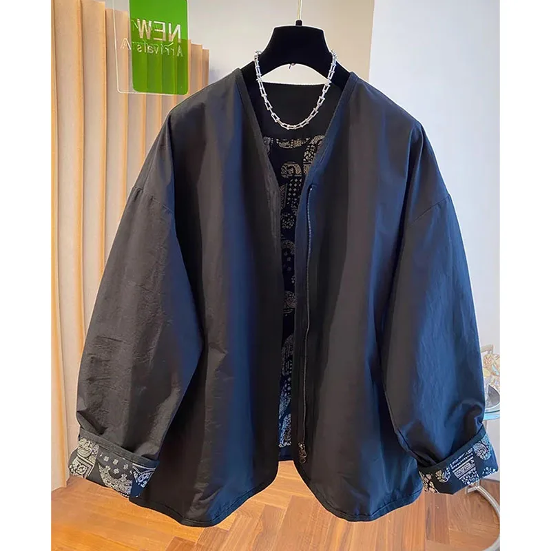 Women Short Windbreaker Spring Sutumn Casual Loose Large Size Trench Coat Female Fashion Wild Zipper Outwear Lined Jacket Tops