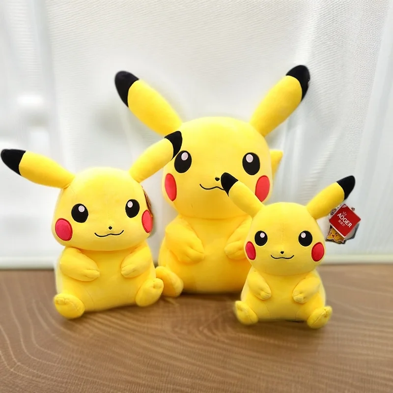 25-55 センチメートルオリジナルスマイルピカチュウポケモンぬいぐるみ漫画ポケモンぬいぐるみぬいぐるみアニメ睡眠枕誕生日ギフト子供のための