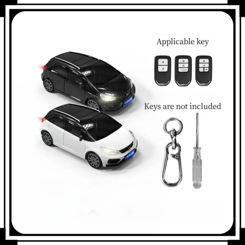 

For Honda Fit Jazz Key Cover Car Model Key Protective Case Creative Personalized Gift Car Key Pack Buckle Accessories Key Cover