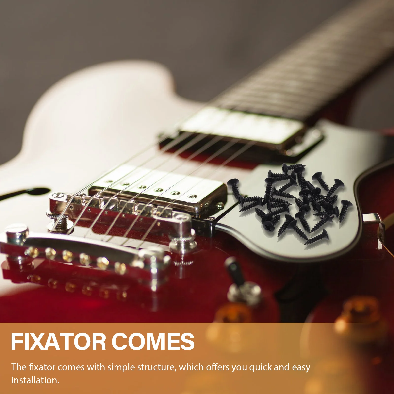 

30 Pcs Electric Guitar Screws Bass Mounting Pick Guard Pickguard for Pickup Plate