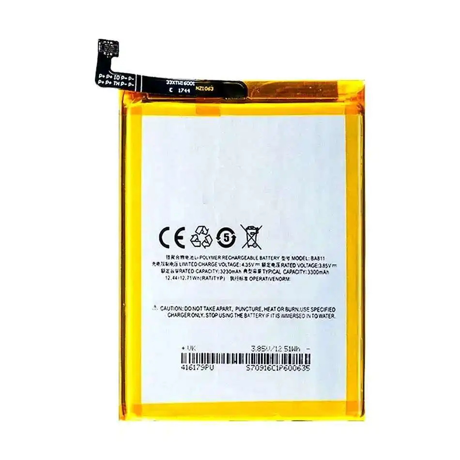 

BA811 Аккумулятор мобильного телефона для Meizu Meilan 6T m6T M811H M811Q 3230 мАч Высокая производительность
