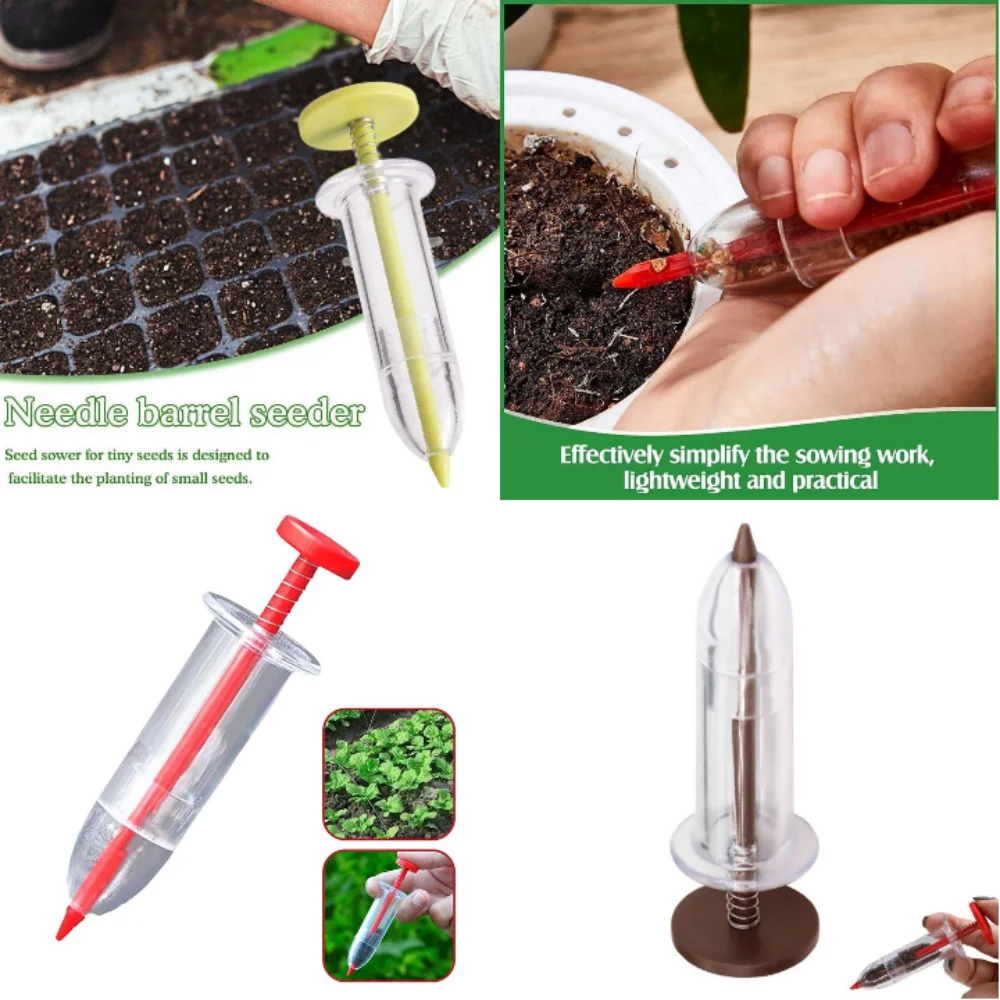 

Ручной дозатор для семян (1/2/3 шт.), точный ручной сеялка-дозатор для мелких семян, мини-садовая сеялка для посева в помещении