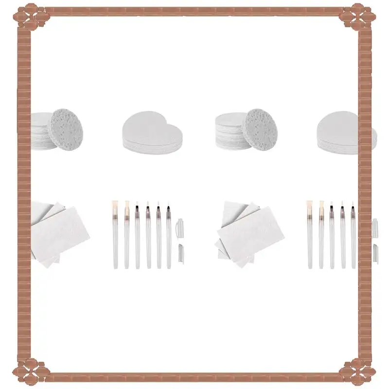 

24-часовая доставка, 60 шт., 3D рисунок, волшебная холщовая губка с водной кистью, сделай сам, детская бумага для рисования, 3D художественная бумага для рисования