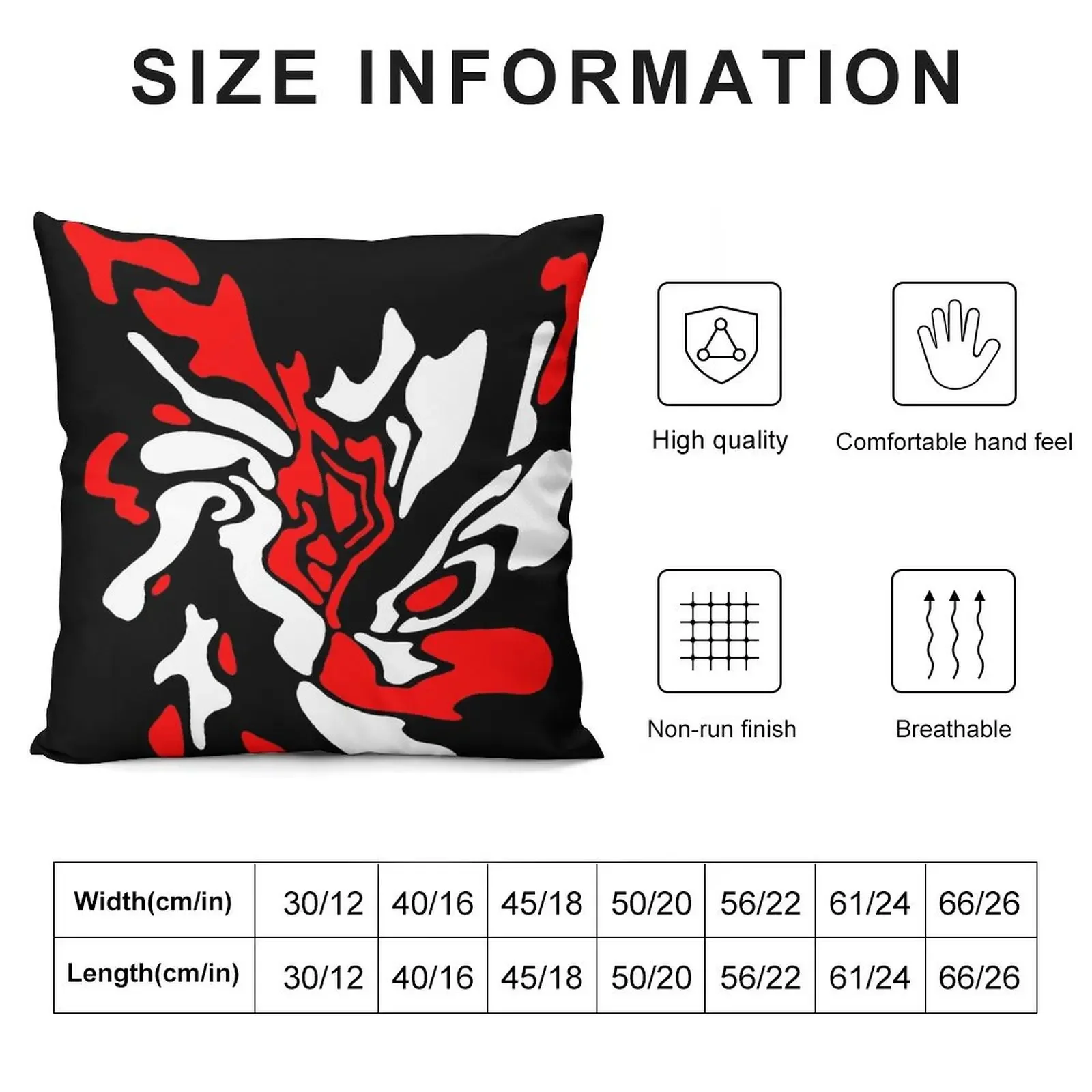 Red, black and white decor Throw Pillow autumn decoration Sofa Cushions Sofa Covers pillow