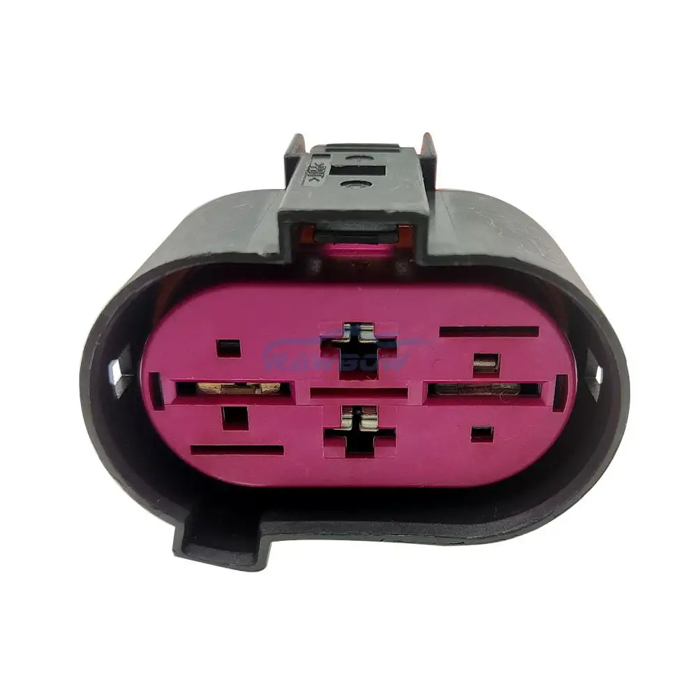 

1/5/10 Set For 1J0906234 4 Pin Female Oxygen Sensor Connector Fan Socket Plug For Audi a 3 0090-646