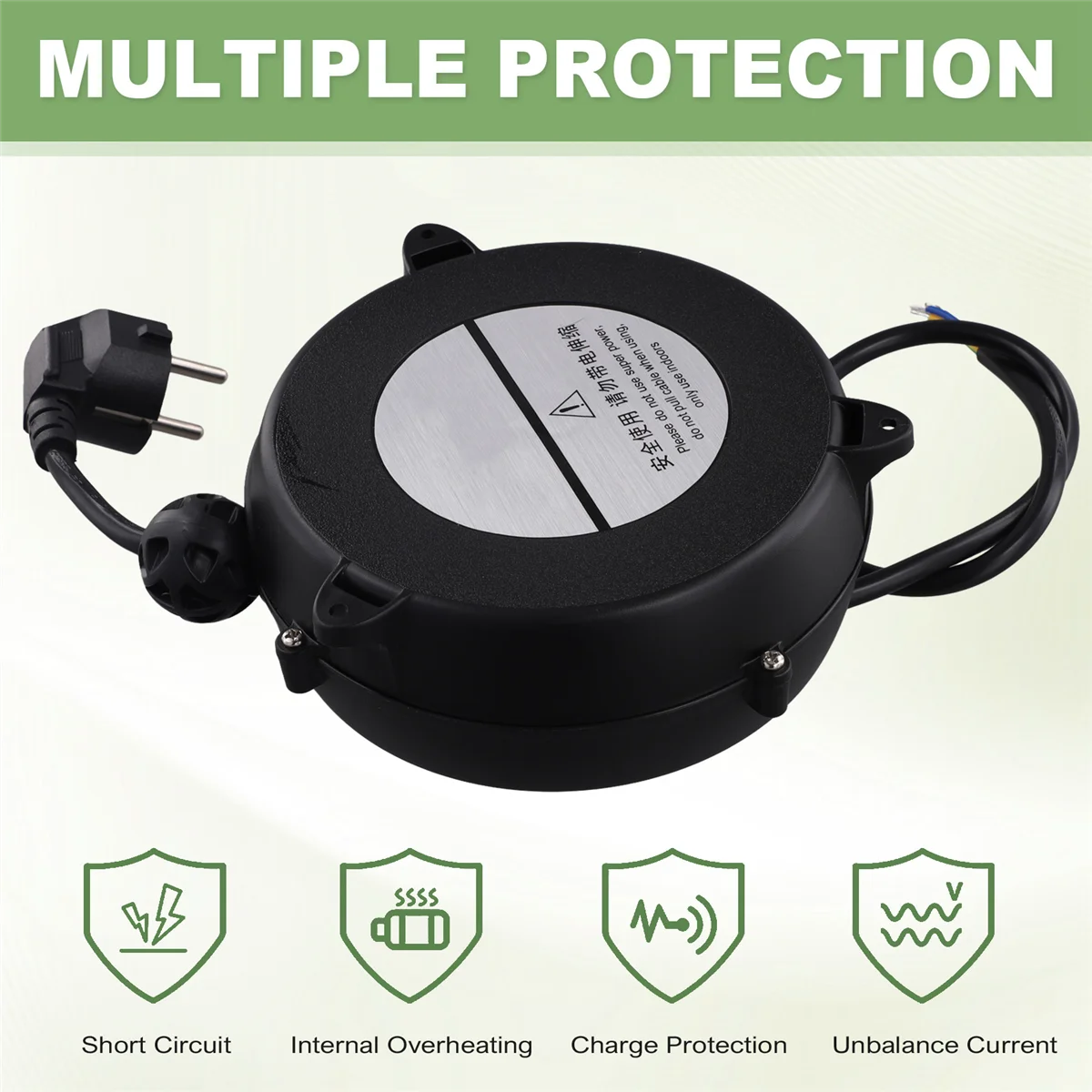 

AA98 Small Automatic Retractable Wire Winding Device, Retractable Storage Reel, Automatic Winding Reel EU Plug