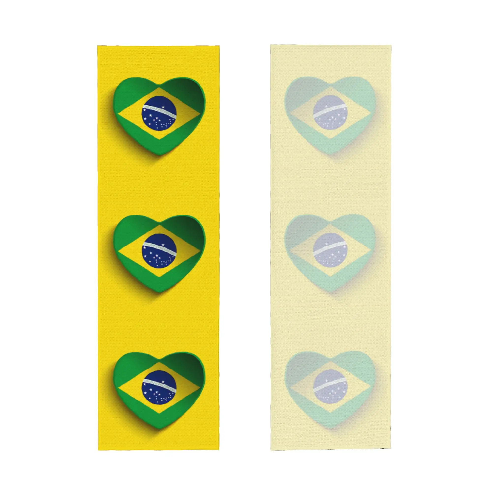 Brazilian Flag Towel Quick Dry  Super Soft  Running Towels