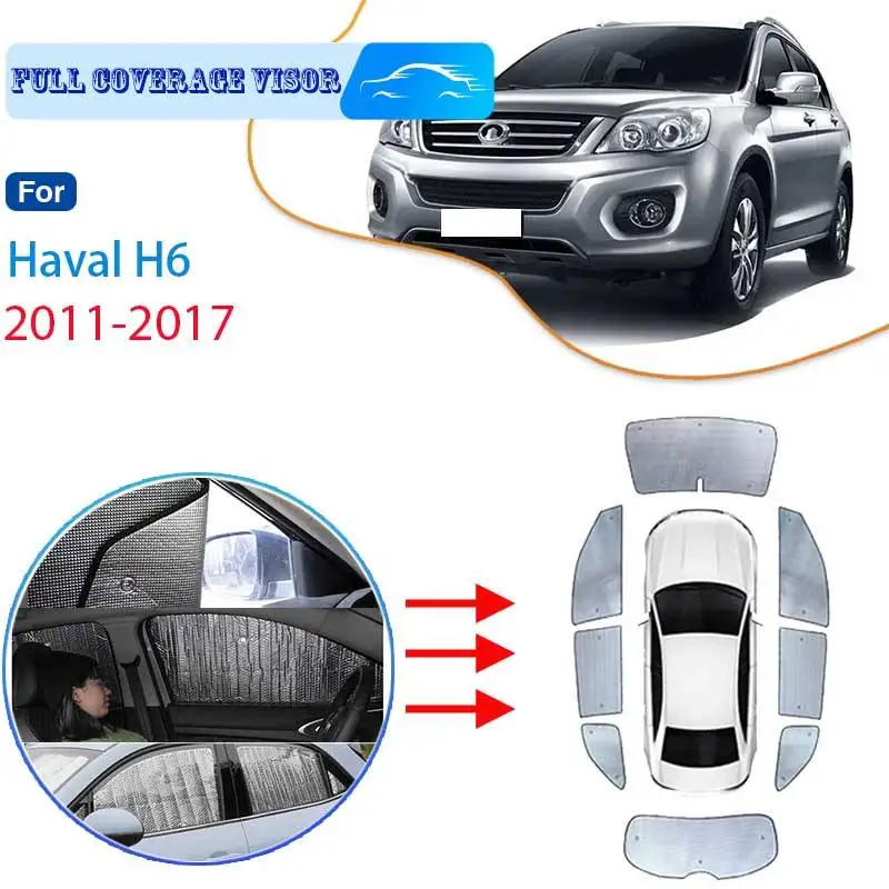 

Для Great Wall Haval H6 2011 ~ 2017 высокая конфигурация MK1 автомобиль полное покрытие солнцезащитный козырек Солнцезащитная защита от ветра автомобильное боковое окно