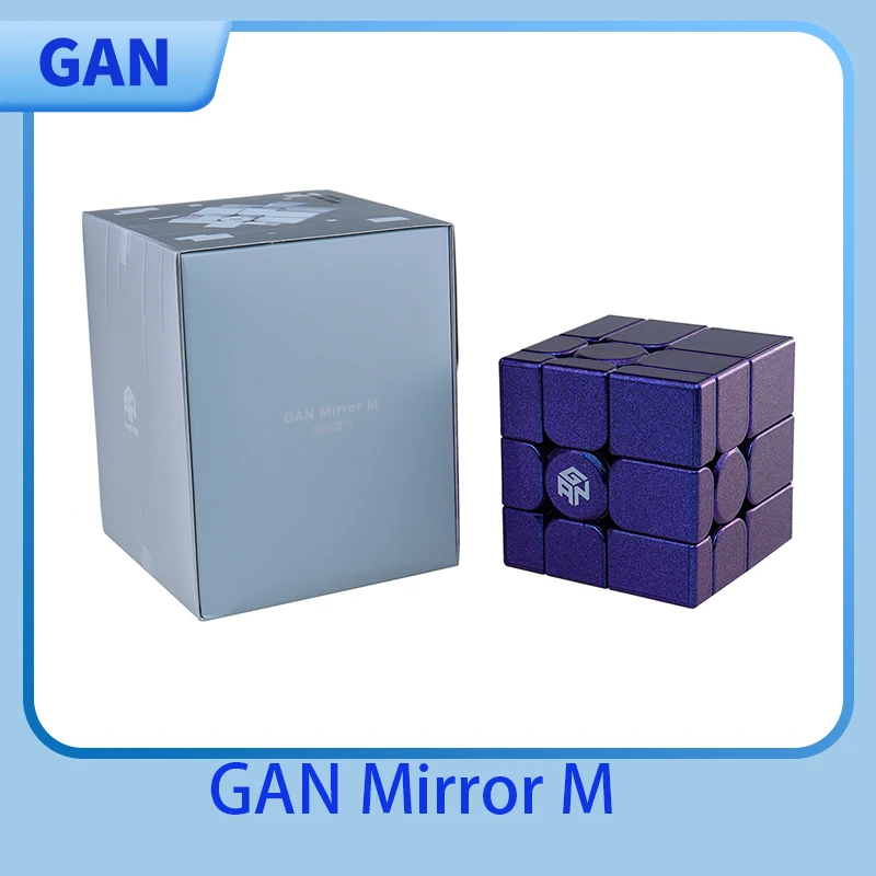 【JudyCube】GAN Mirror Magnetic (UV Coated) 3X3 Magic Speed Cube Professional Cast Coated Puzzle Fidget Toys Children's Gifts