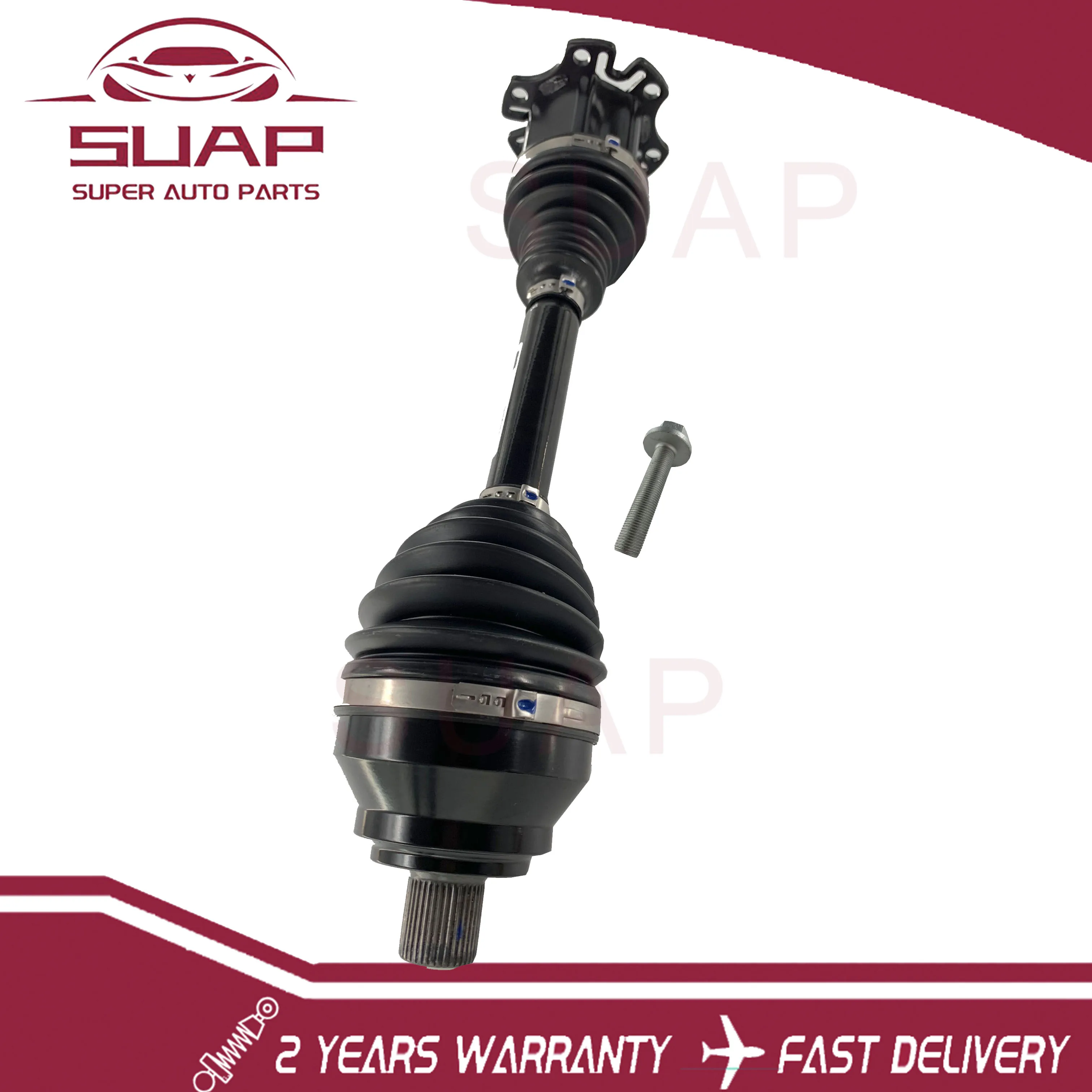 For Bentley Continental 2003-2012 NEW Front CV Joint Axle Drive Shaft 3W0407271 3W0407272