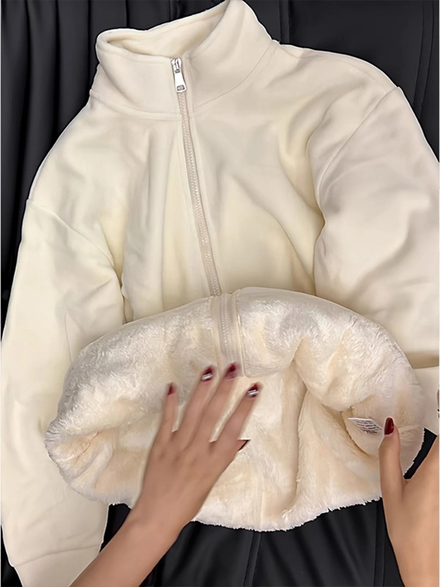 

Thiened Fce Cotton Jaet Stand Collar Winter Coat for Men And Women Harbin -40℃ Northeast Cold Resistance Clothing