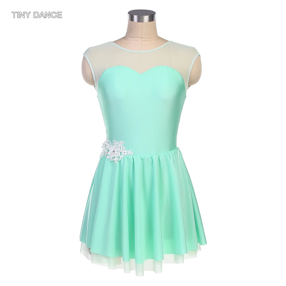 

New Arrival of Ballet Dress Mesh and Spandex Bodice with Attached Short Skirts Women Ballerina Dance Costumes 11 Sizes 25104