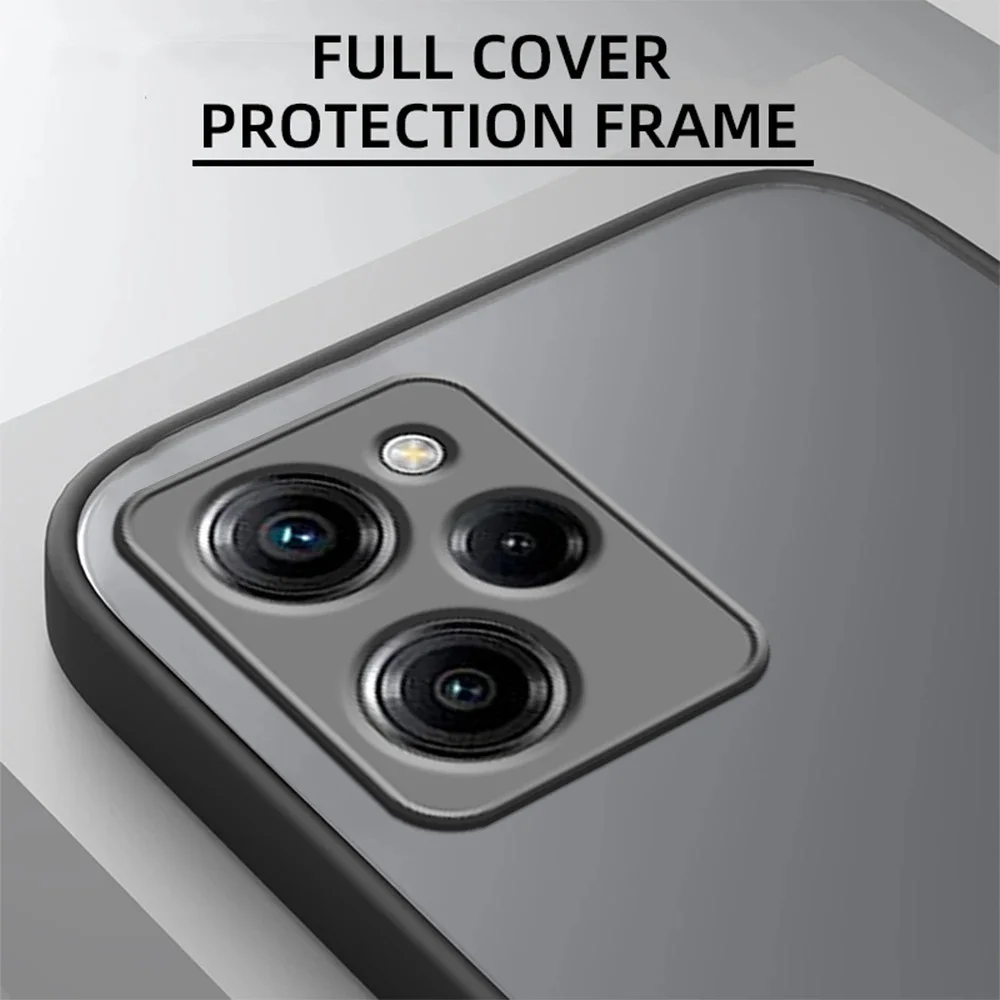 Matte Armor Case for Xiaomi Redmi Note 12 Turbo 13 11 10 Pro Plus Shockproof Bumper Phone Cover on Redmi 12 12C 10 10C 5G Cover image 5