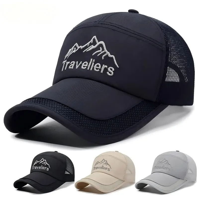 Summer Quick-Dry Breathable Mesh Sun Hat for Outdoor Sports,