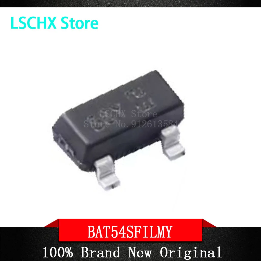 20pcs BAT54SFILMY SOT-23 Automotive grade 40 V 300 mA general purpose small signal Schottky diode