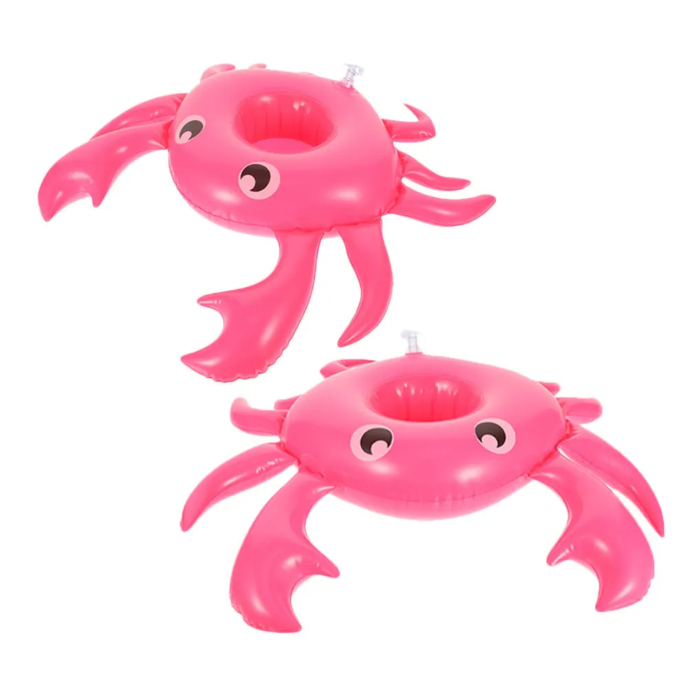 2er-Set aufblasbare schwimmende Getränkehalter für Poolpartys mit einzigartigem Design – schwimmende Becherhalter für den Pool