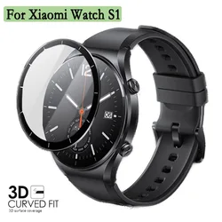 Soft Screen Protective Film For Xiaomi Watch S1 3D Curved Film Coverage Screen Scratch Proof Protector Guard film