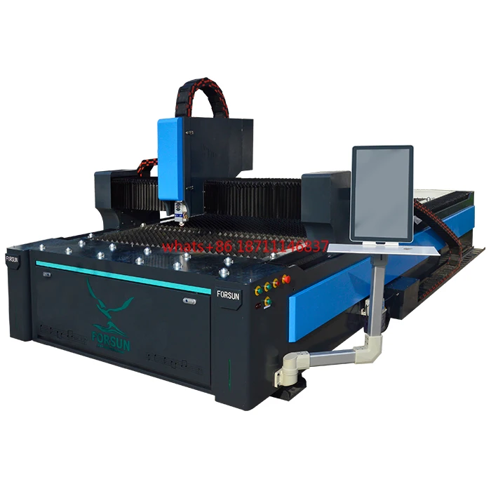 17% discount!Carbon steel 1KW 2KW 3KW IPG RAYCUS 3015 Metal fiber laser cutting machines for sale