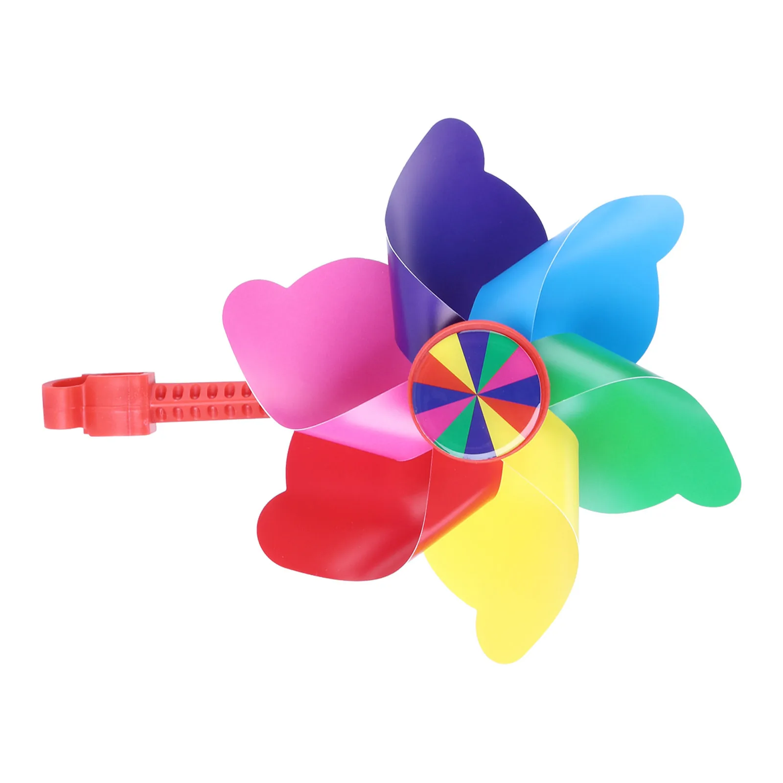 

1pcs Windmill Bike Decoration Red Long Pole Handlebar Pinwheel For Kids Scooter 22.2Mm Easy Install Remove Cycling Accessory