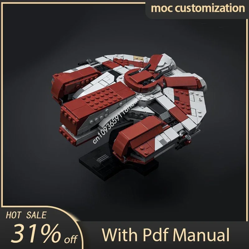 998 elementów Star Battle Ebon Hawk Falcon Model Statecznika Kosmicznego Klocki Konstrukcyjne DIY Kreatywny Zestaw Edukacyjny Prezent dla Dzieci