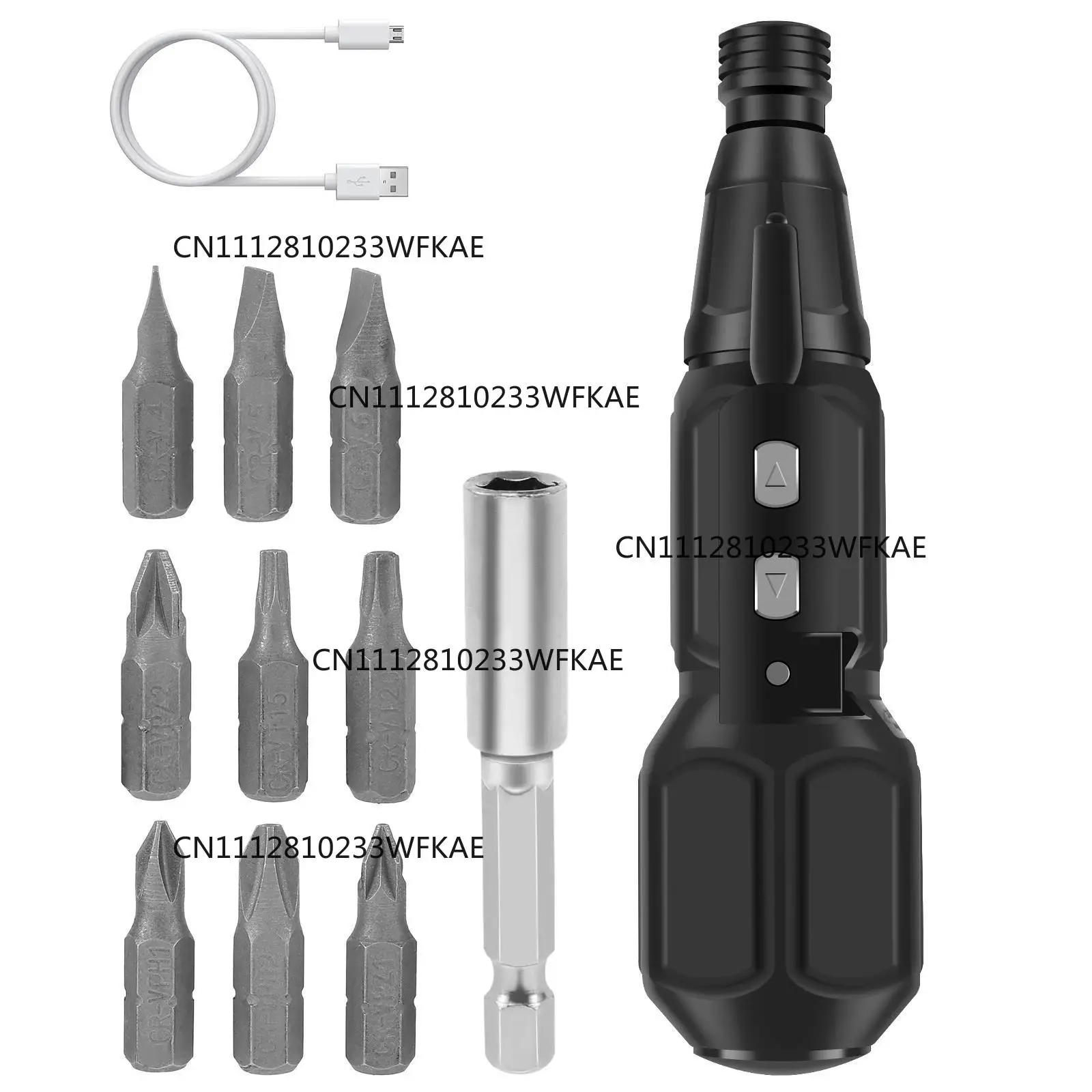 Electric screwdriver USB rechargeable 3.6V mini household wireless electric screwdriver shawl set