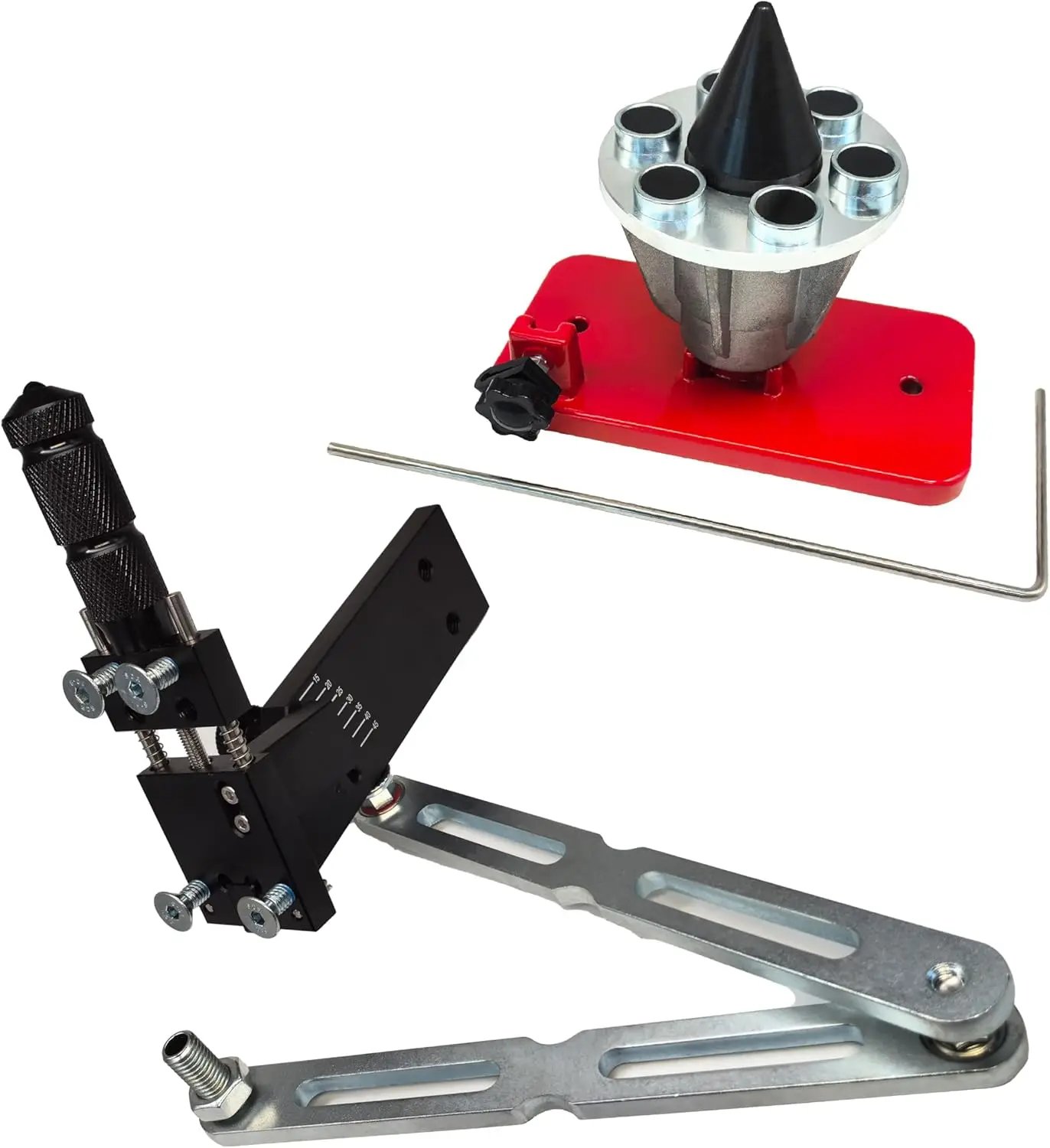 

Регулируемая магнитная точилка и балансир для лезвий газонокосилок, 15 ° -45 ° Угловая насадка, подходит для многих типов газонов, для удобного ухода за газоном