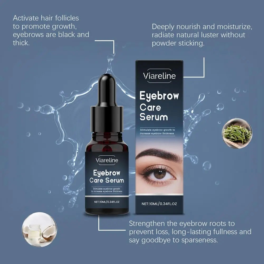10ml Eyebrow Growth Serum บํารุงรูขุมขน Lashes Enhancer ขนตาหนาโภชนาการ Liquid EXTENSION สําหรับ Intensive