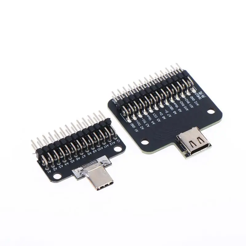 TYPE-C Male And Female Header Test Board Double-sided Positive And Negative Insertion Row Pin 24P Male To Female USB3.1 Adapter