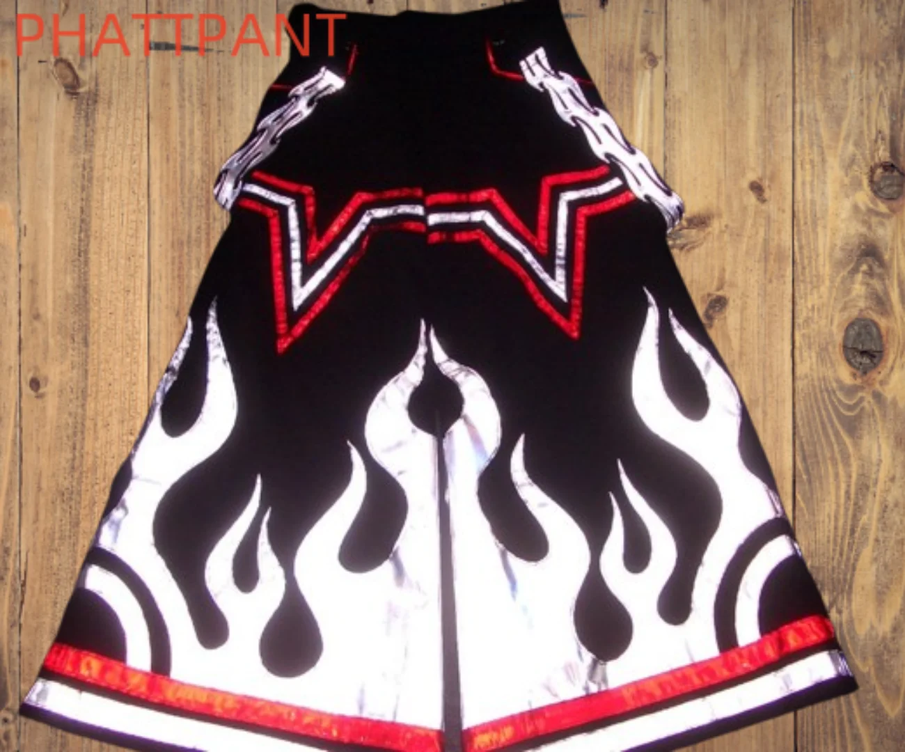 PHATTPANT celana phat shuffle dance gaya harder melbourne shuffle Flames c055