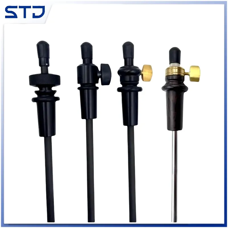 Stretch Shrink Freely Carbon fiber 3/4-4/4 Double bass parts end tail ebony Upright Bass endpin black hand shank tightening