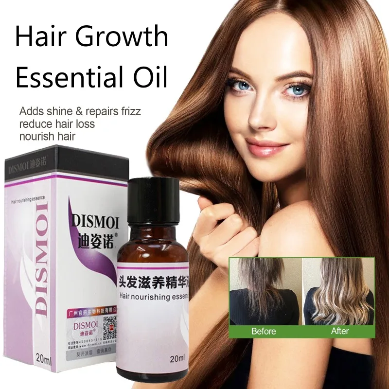 Natural Hair Growth Serum Fast Growing Hair Essential Oil Beauty Hair Care Dense Regrowth Ginger Hair Promoting Regeneration