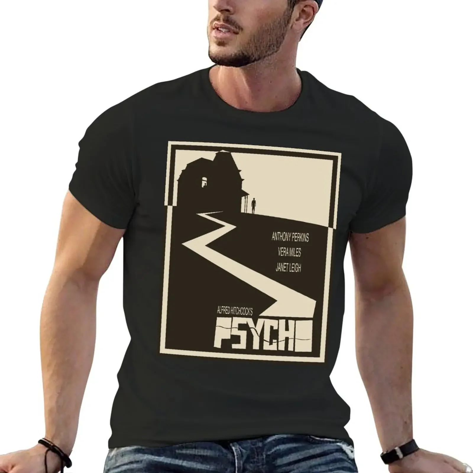 

Psycho T-Shirt blanks vintage anime shirt customs design your own outfits for men