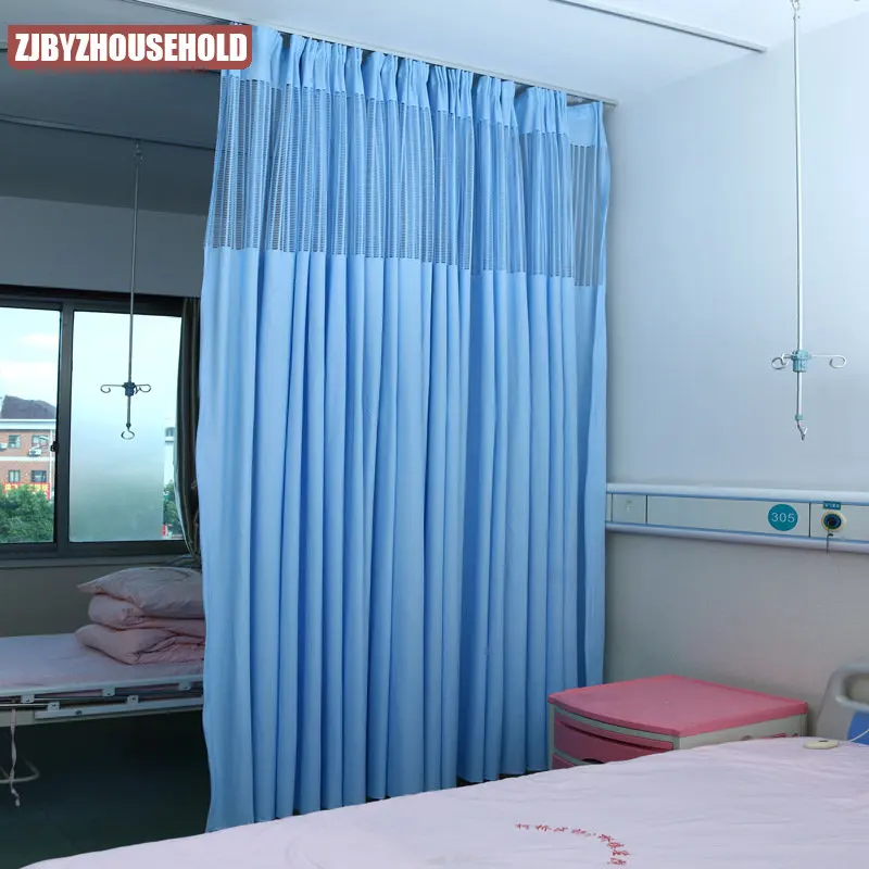 High-precision Thickened  Medical Bed Curtain for Hospital Curtains Beauty Salon SPA Patient Blind Drapes Private Drapes