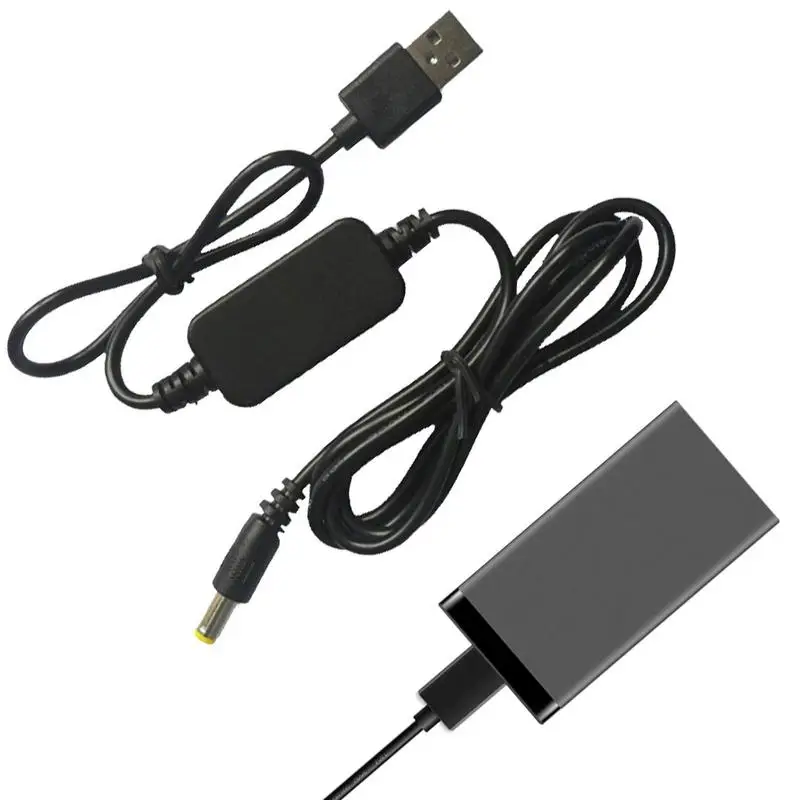 Línea de refuerzo de potencia Usb Dc 5v a Dc 9v/12v Módulo de aumento Cable adaptador convertidor Usb adaptador de conector USB a DC para enrutador