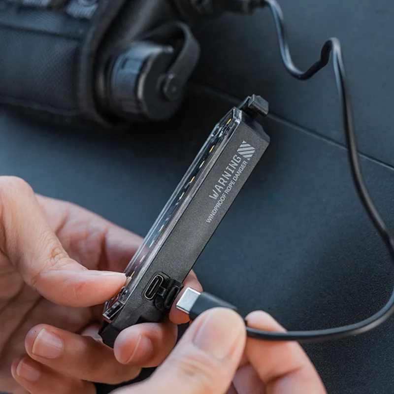 Outdoorwind Rope Warning Light ShineTrip Portable Tactical Lamp Two-way Fixed Magnetic Warning Light Camping Multi-function Lamp